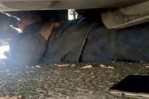 Tırın altında birinin olduğunu görenler ihbar etti, gerçek başka çıktı