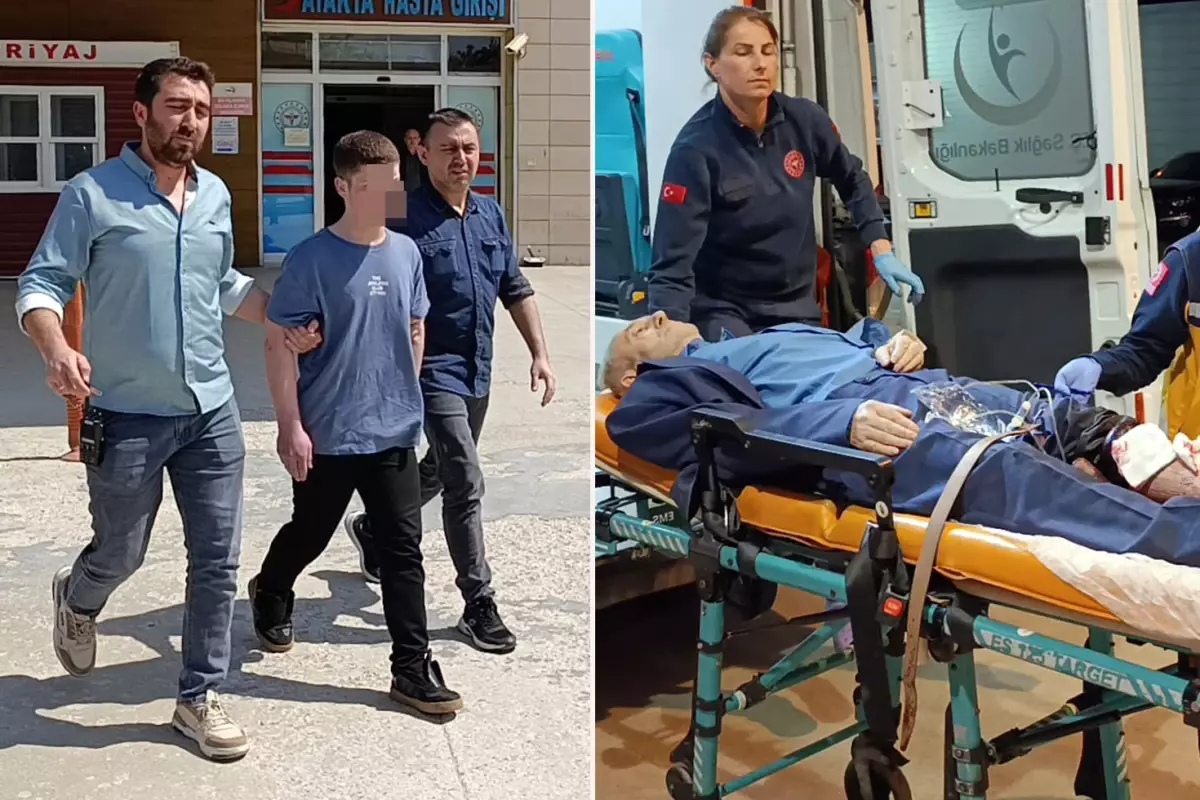 Küçük çocuk, yaşlı adamı kurşun yağmuruna tuttu